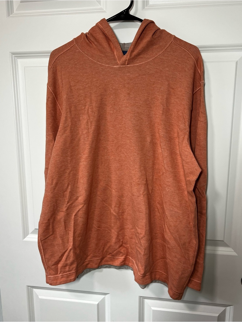 Wilkens Bros Heritage Collection Cotton Blend Orange Lightweight Soft Hoodie XL